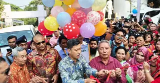 বর্ণিল আয়োজনে রাঙামাটিতে বৈসাবি উৎসব শুরু